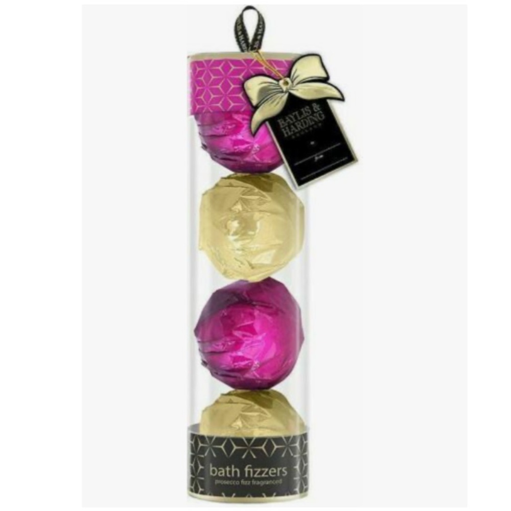 NWT Baylis & Harding Four Piece Bath Frizzers Bomb Holiday Birthday Gift Set